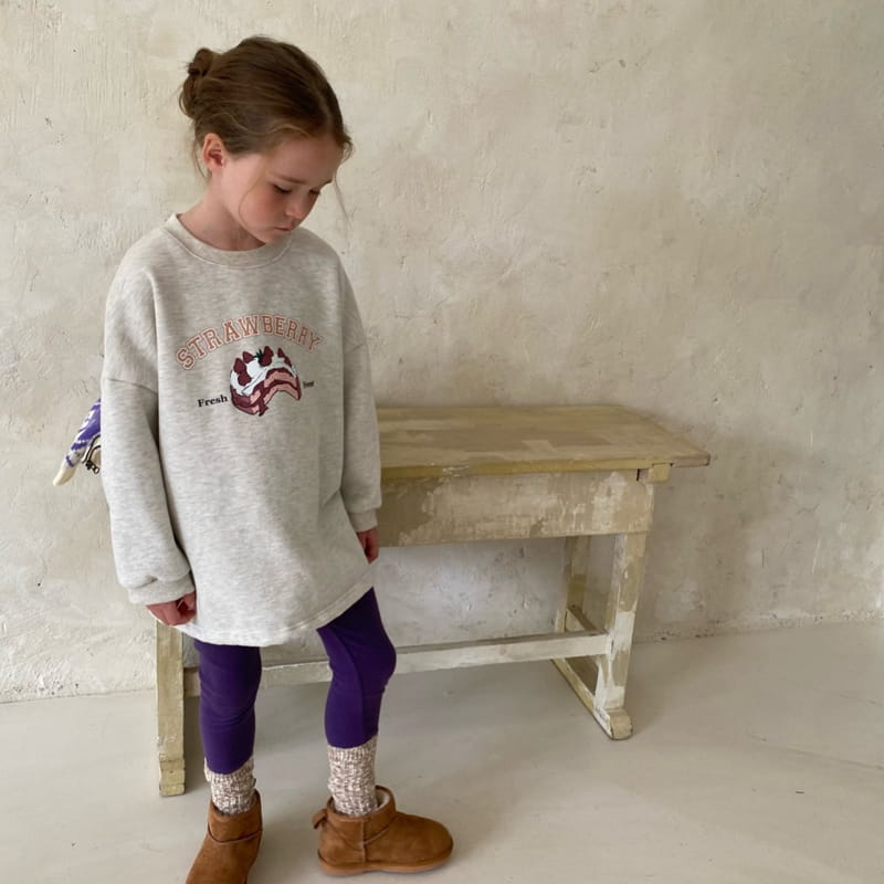 Pleanee Atelier - Korean Children Fashion - #minifashionista - Strawberry Cake Sweatshirt - 8