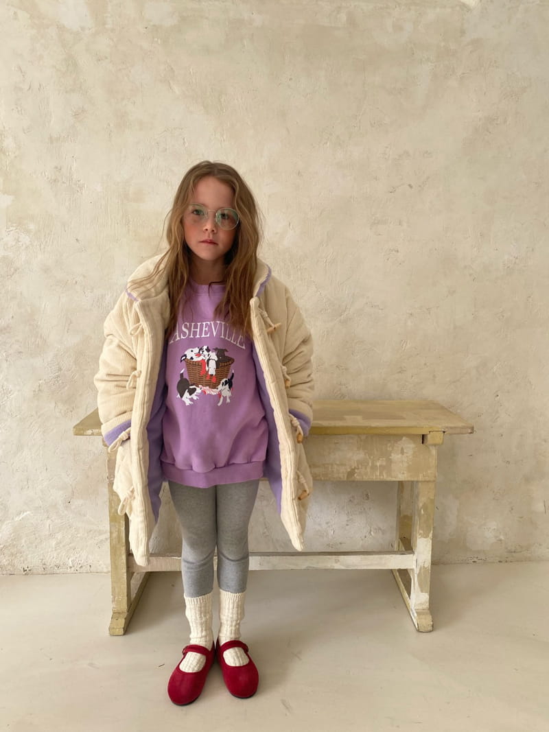 Pleanee Atelier - Korean Children Fashion - #minifashionista - Puppy Friends Sweatshirt - 7