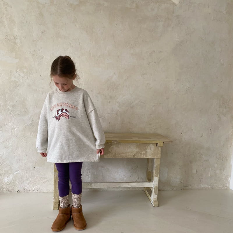 Pleanee Atelier - Korean Children Fashion - #todddlerfashion - Strawberry Cake Sweatshirt - 10