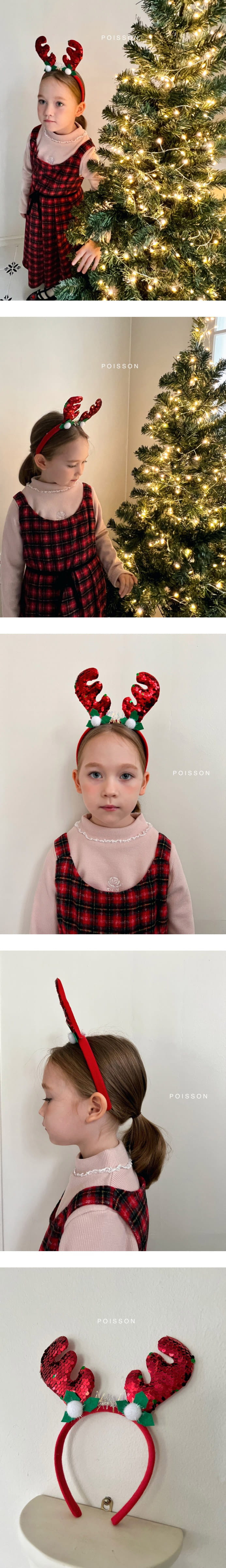 Poisson - Korean Children Fashion - #kidsshorts - Rudolph Hairband