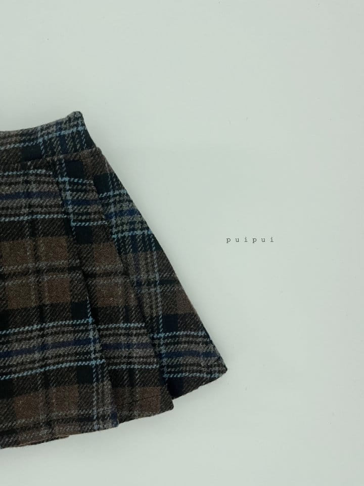 Puipui - Korean Children Fashion - #discoveringself - Henry Check Skirt - 6