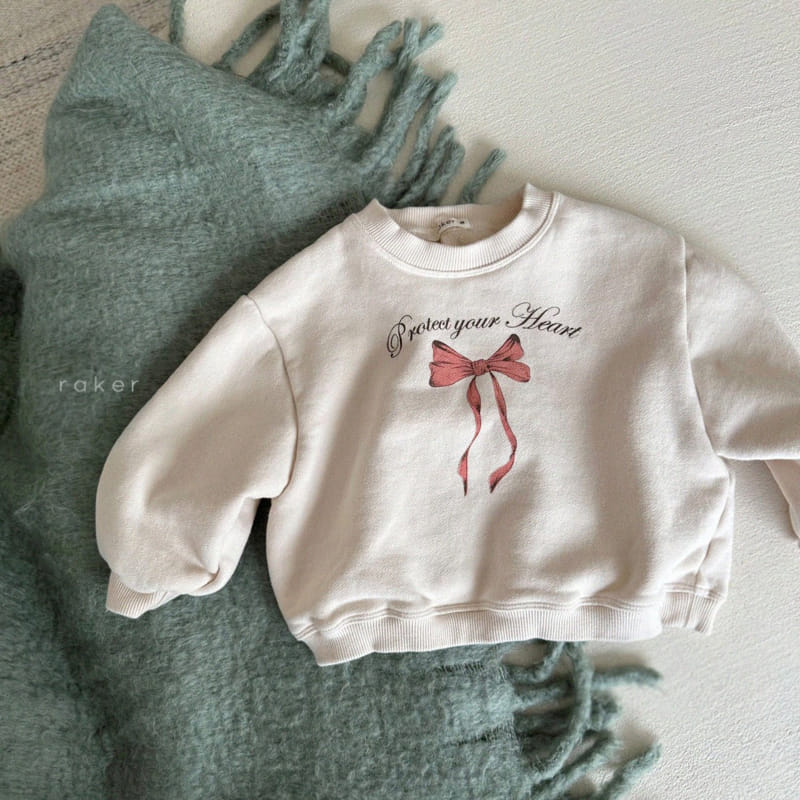 Raker - Korean Children Fashion - #fashionkids - Ribbon Sweatshirt