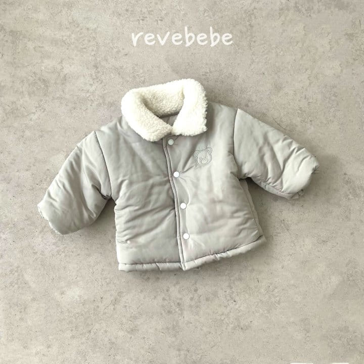 Reve Kid - Korean Baby Fashion - #babyboutiqueclothing - Bbogle Collar Padding Jacket