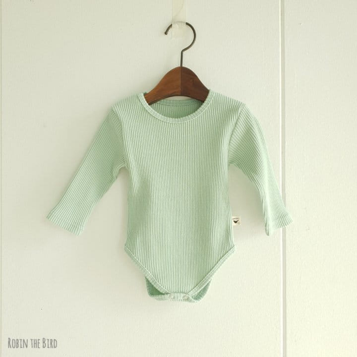 Saerobin - Korean Baby Fashion - #smilingbaby - Rib Bodysit - 2