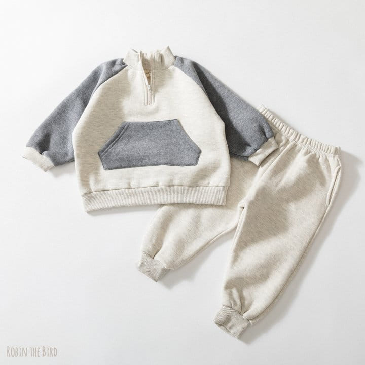 Saerobin - Korean Children Fashion - #magicofchildhood - Fleece Half Sweatshirt - 7