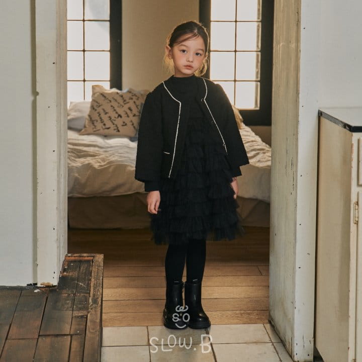 Slow B - Korean Children Fashion - #childofig - Twid Jacket - 3