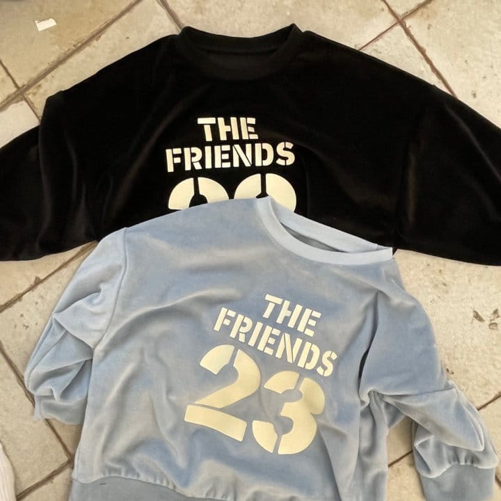 Slow B - Korean Children Fashion - #childofig - Friends Sweatshirt - 12