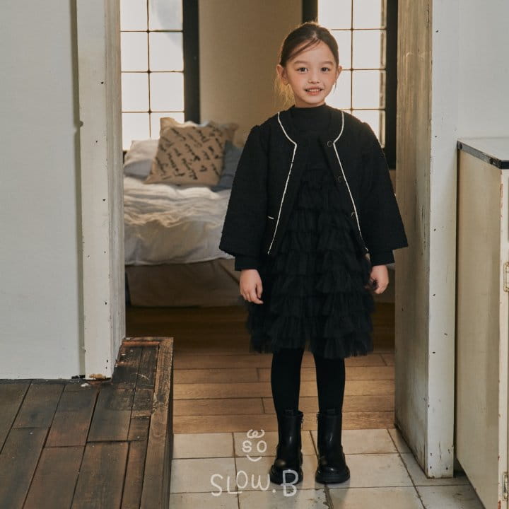 Slow B - Korean Children Fashion - #discoveringself - Twid Jacket - 6