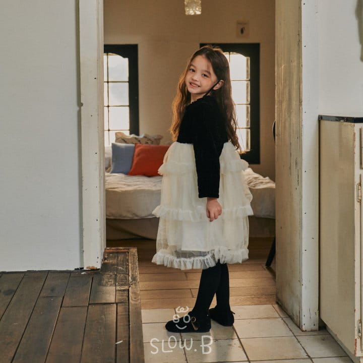 Slow B - Korean Children Fashion - #discoveringself - Mi One-piece