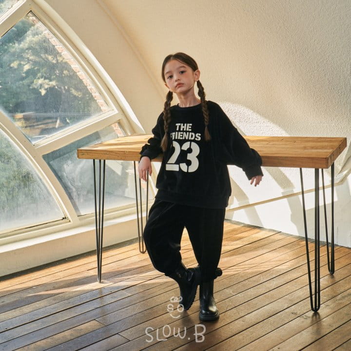 Slow B - Korean Children Fashion - #littlefashionista - Friends Sweatshirt - 5