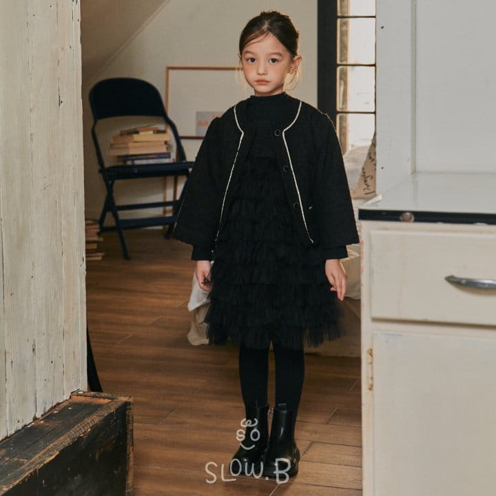 Slow B - Korean Children Fashion - #prettylittlegirls - Twid Jacket