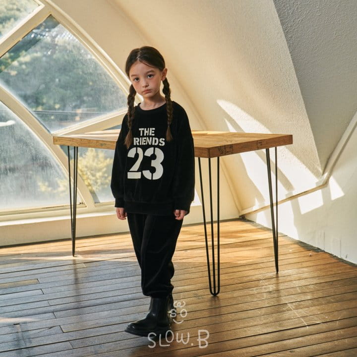 Slow B - Korean Children Fashion - #todddlerfashion - Friends Sweatshirt - 9