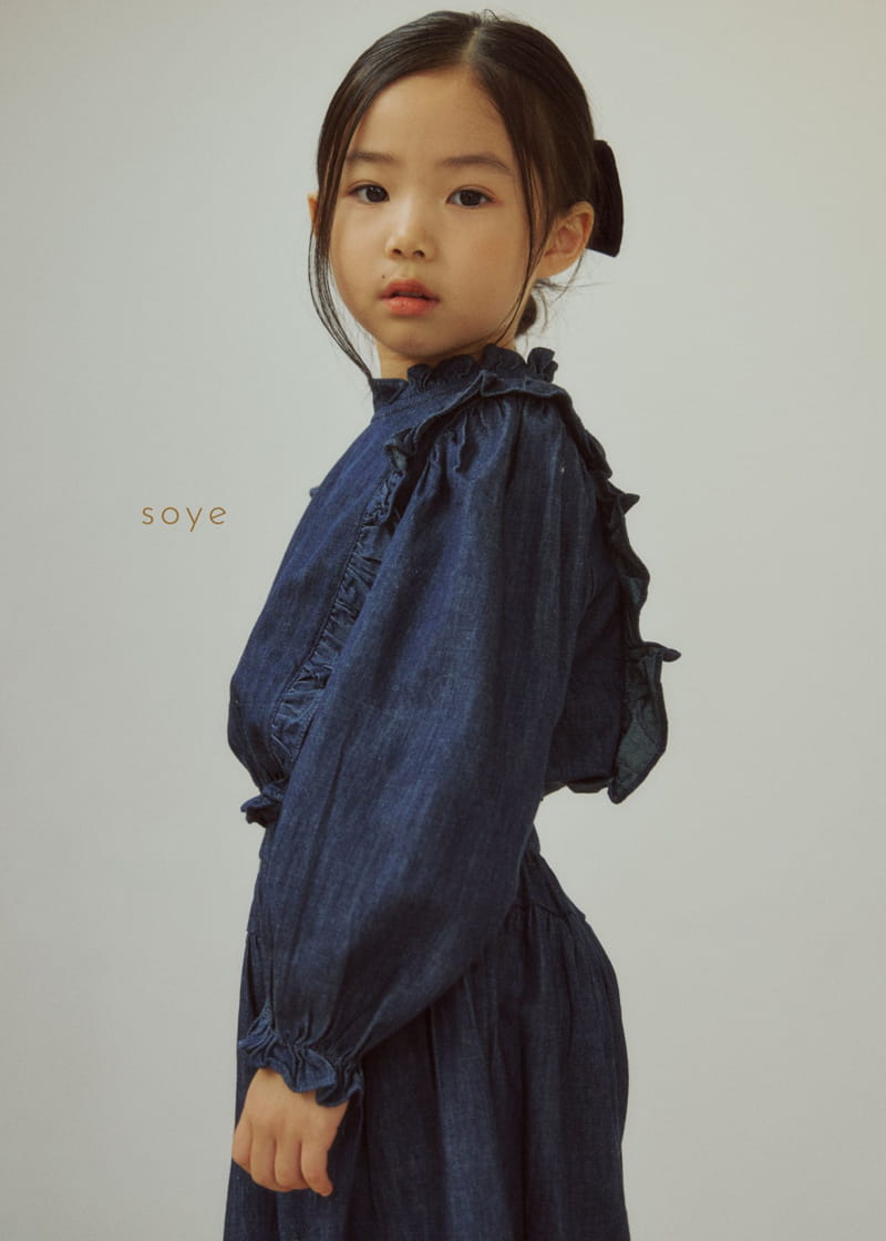 Soye - Korean Children Fashion - #Kfashion4kids - Denim Frill Blouse - 11