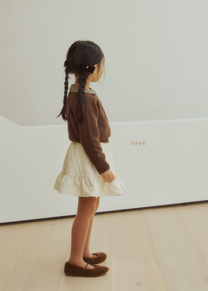 Soye - Korean Children Fashion - #stylishchildhood - Embo Skirt - 4