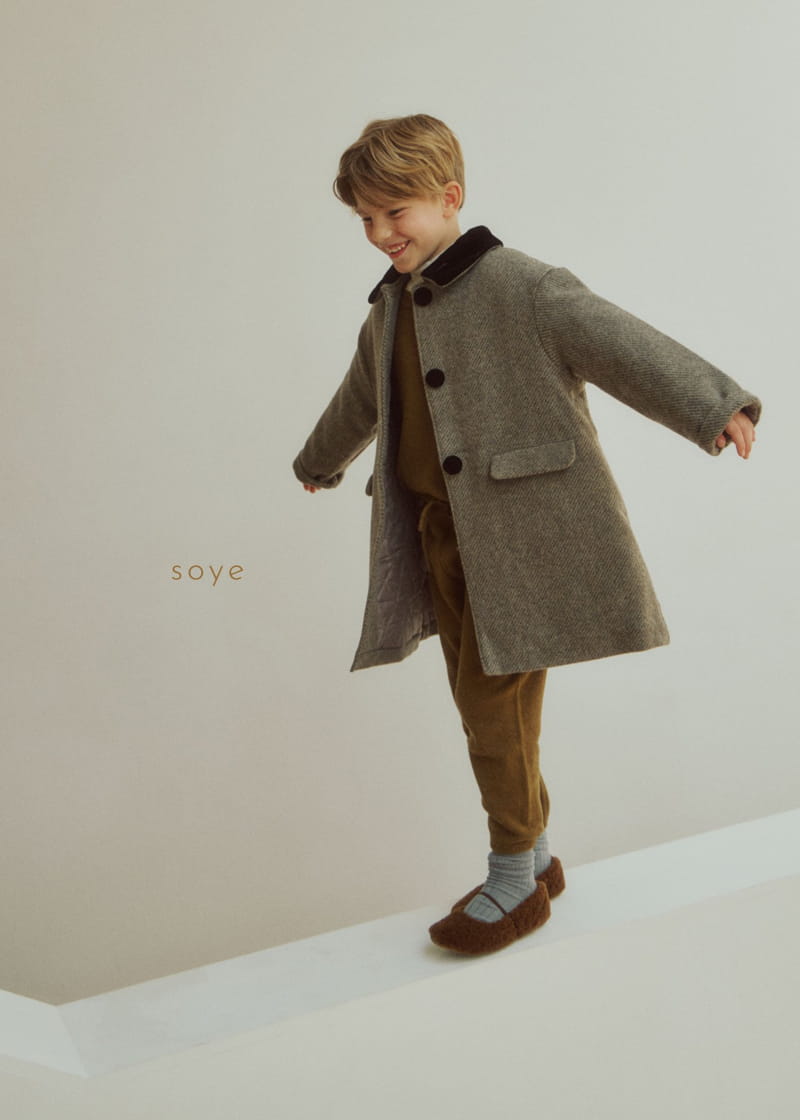 Soye - Korean Children Fashion - #designkidswear - Velvet Ring Coat - 9