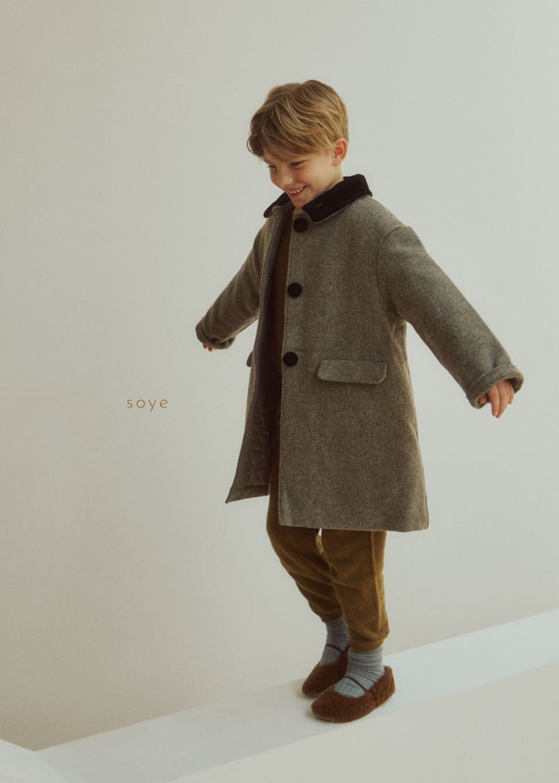 Soye - Korean Children Fashion - #discoveringself - Velvet Ring Coat - 10