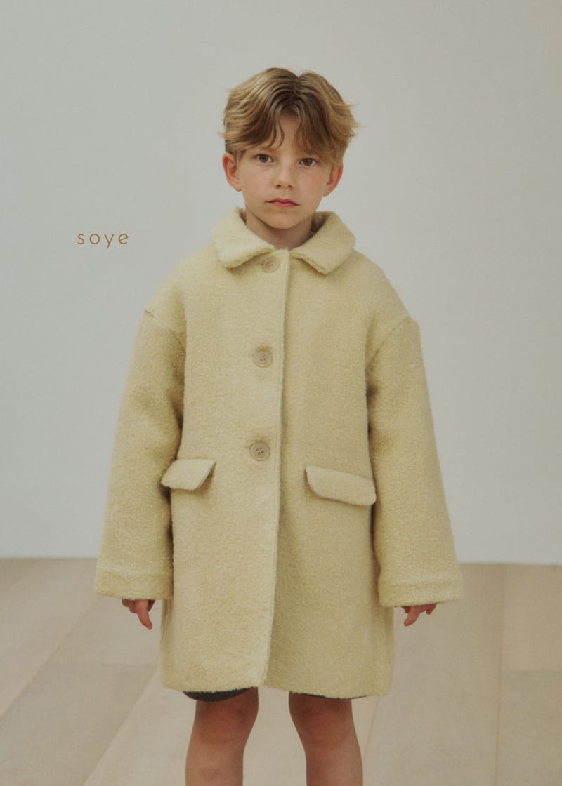 Soye - Korean Children Fashion - #fashionkids - Pale Coat