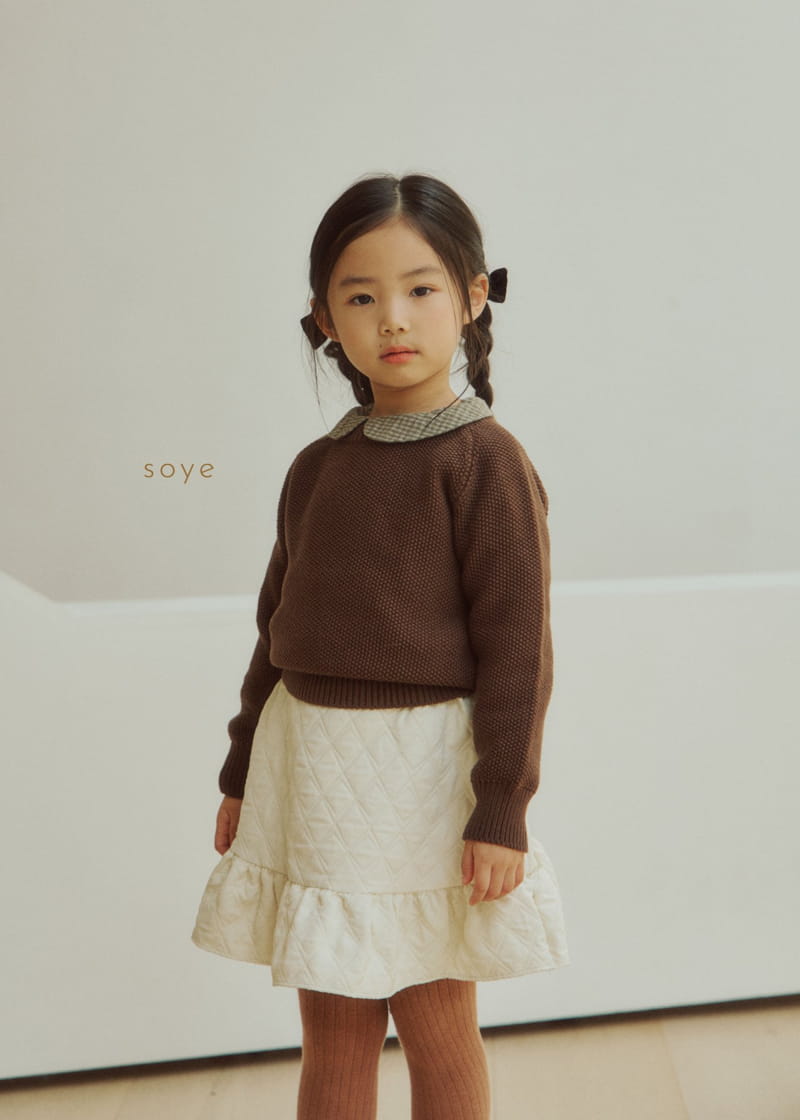 Soye - Korean Children Fashion - #todddlerfashion - Embo Skirt