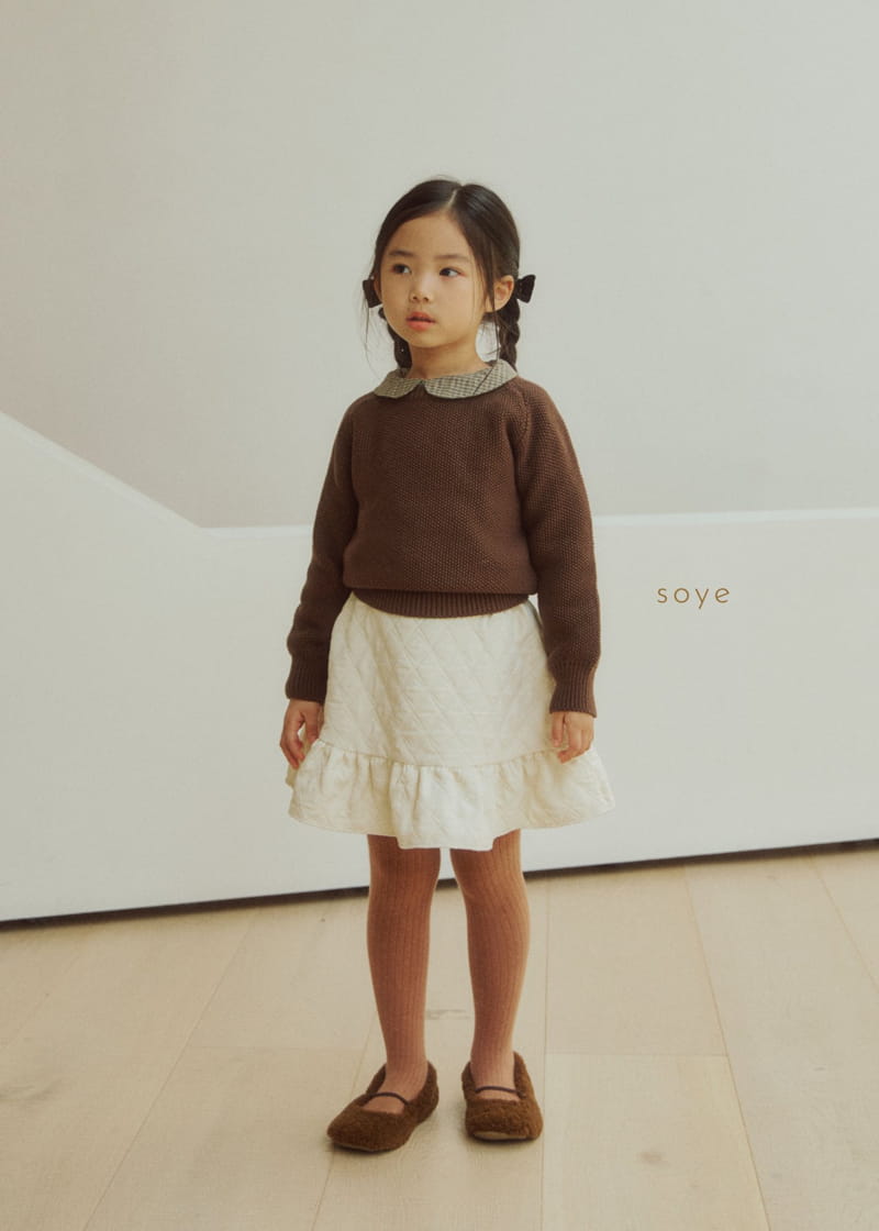 Soye - Korean Children Fashion - #toddlerclothing - Embo Skirt - 2