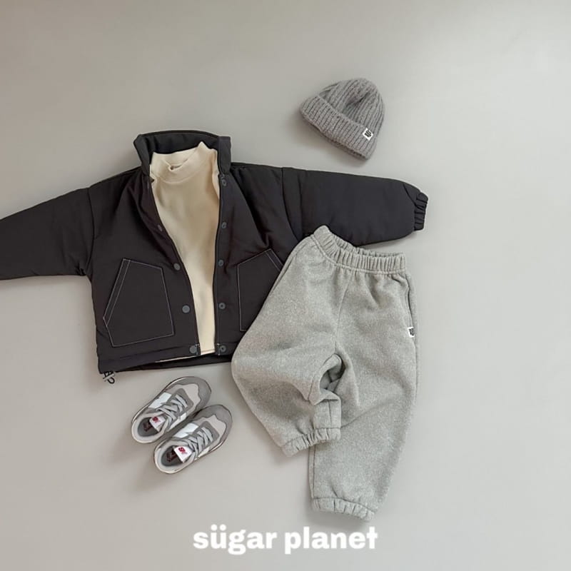 Sugar Planet - Korean Children Fashion - #Kfashion4kids - Dduk Ddak Half Turtleneck Tee - 3