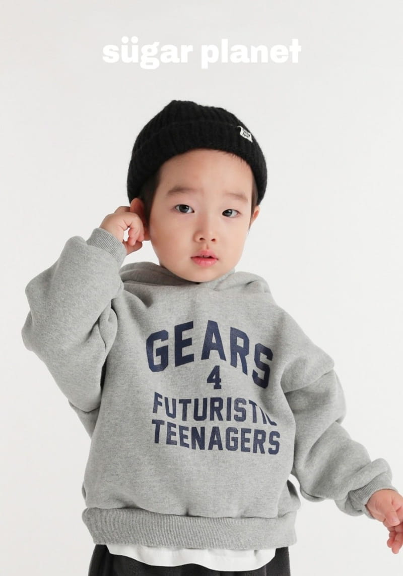 Sugar Planet - Korean Children Fashion - #designkidswear - Geer Hoody Tee - 5