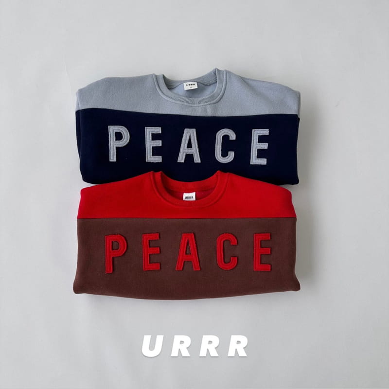 Urrr - Korean Children Fashion - #stylishchildhood - Peace Sweatshirt - 4