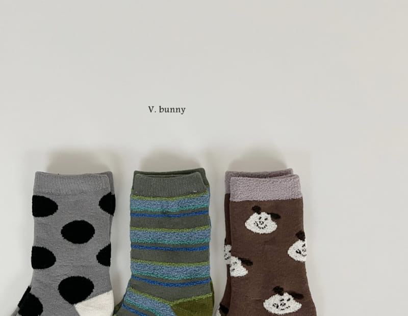 V Bunny - Korean Children Fashion - #Kfashion4kids - Bao Socks Set - 2