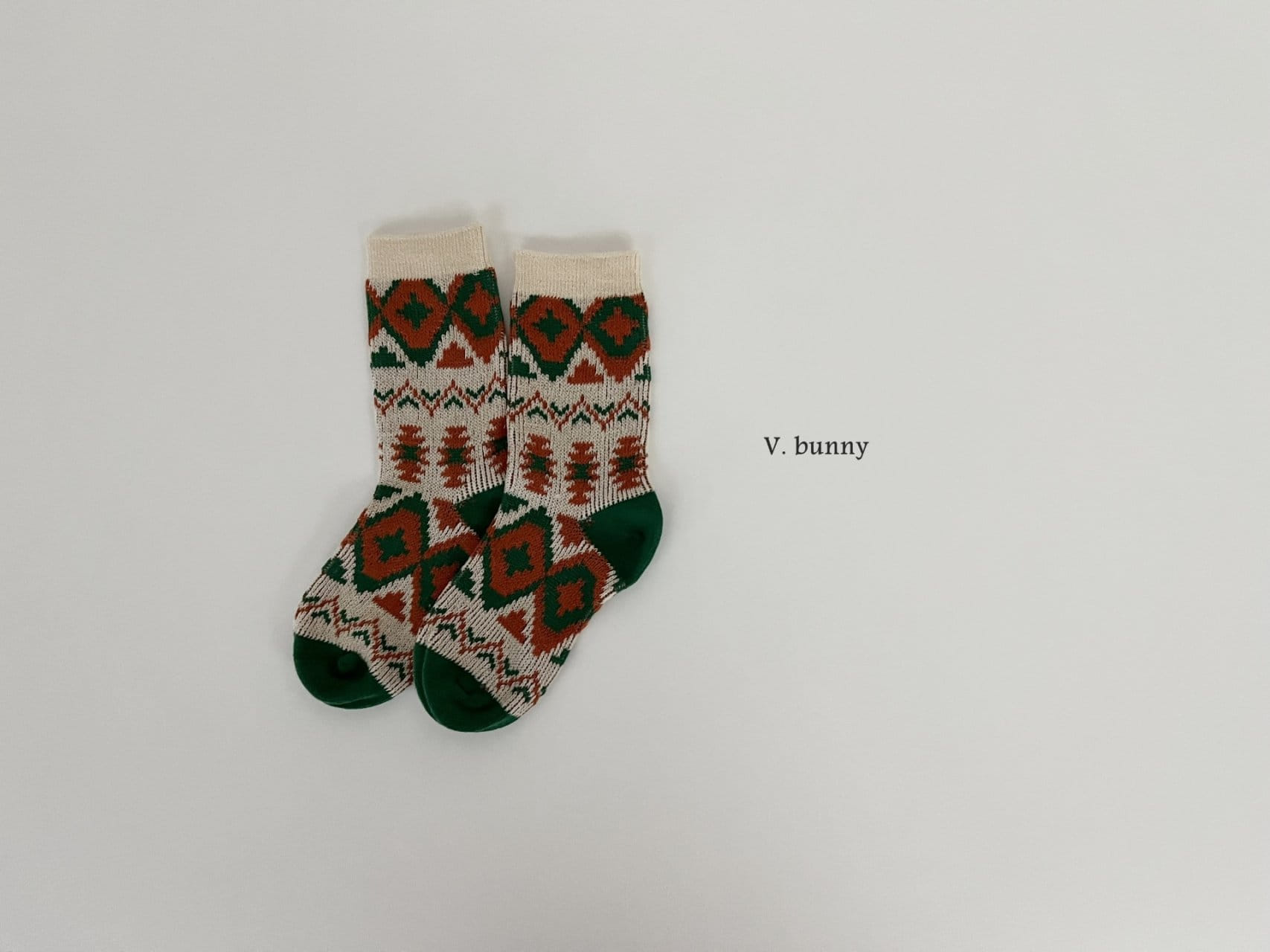 V Bunny - Korean Children Fashion - #kidsshorts - Pinecone Socks Set - 4