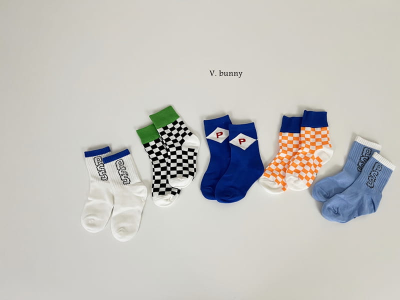 V Bunny - Korean Children Fashion - #toddlerclothing - OPI Sock Set - 5