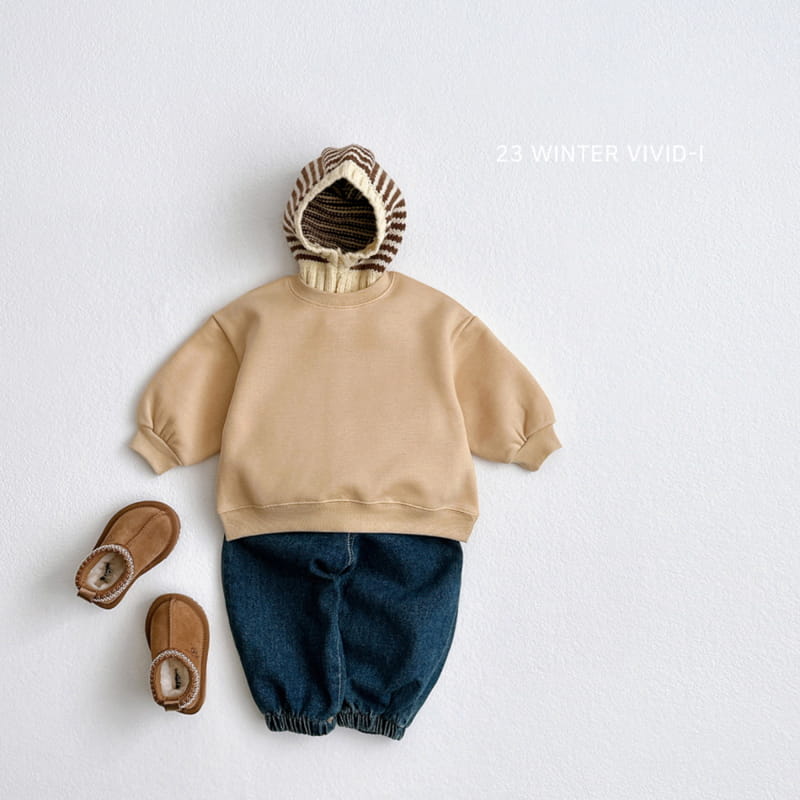 Vivid I - Korean Children Fashion - #Kfashion4kids - Denim Fleece Pants - 10