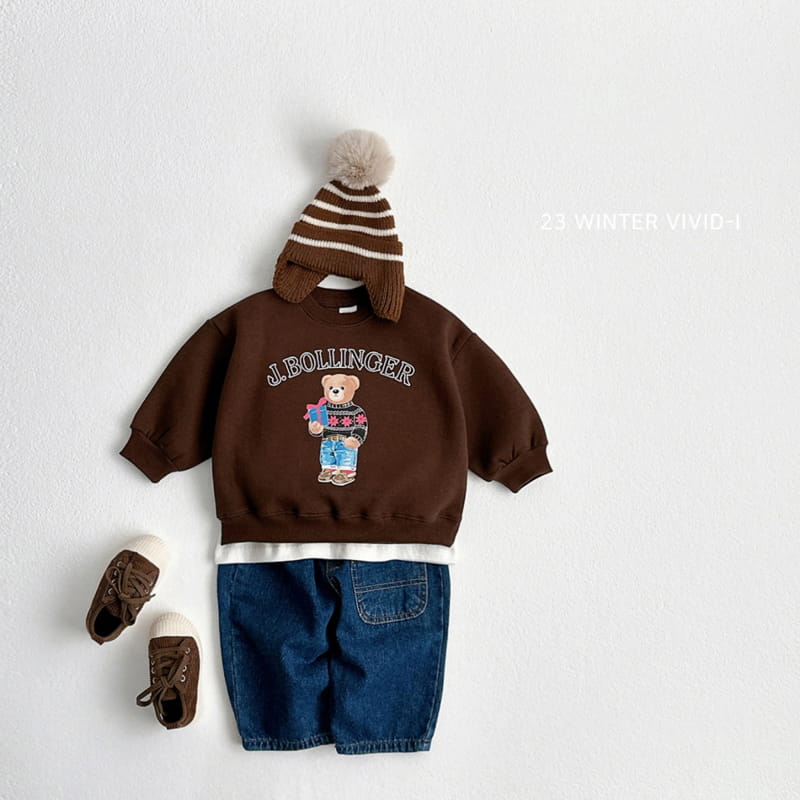 Vivid I - Korean Children Fashion - #Kfashion4kids - Fleece Daily Jeans - 8