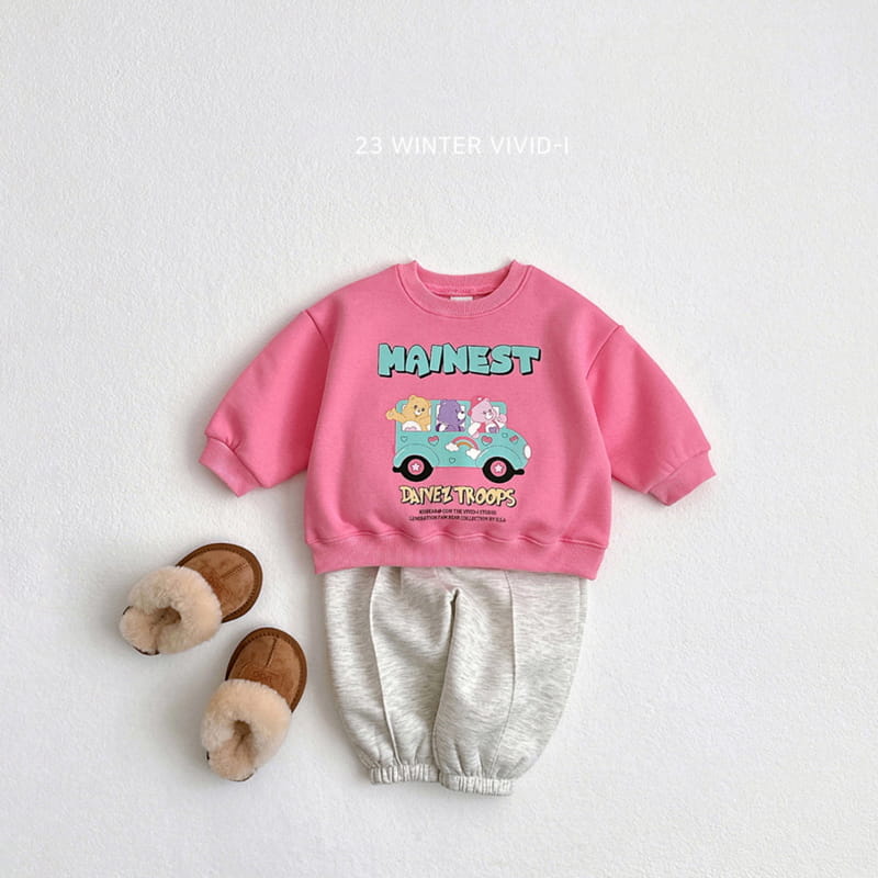 Vivid I - Korean Children Fashion - #Kfashion4kids - Bus Bear Sweatshirt - 3