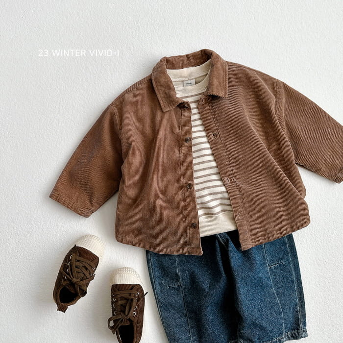 Vivid I - Korean Children Fashion - #Kfashion4kids - Winter Rib Shirt - 2