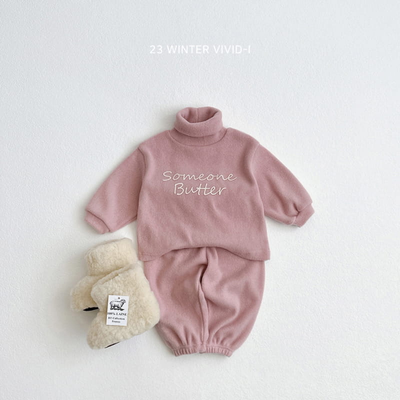 Vivid I - Korean Children Fashion - #kidzfashiontrend - Over Knit Turtleneck Tee - 4