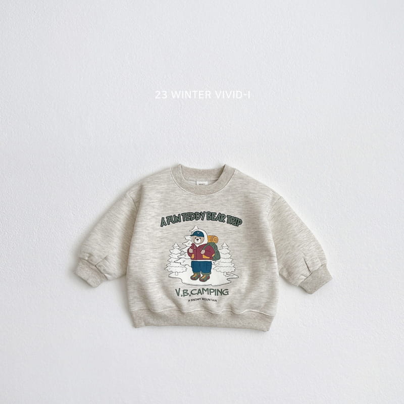 Vivid I - Korean Children Fashion - #childofig - Bear Traking Sweatshirt - 2