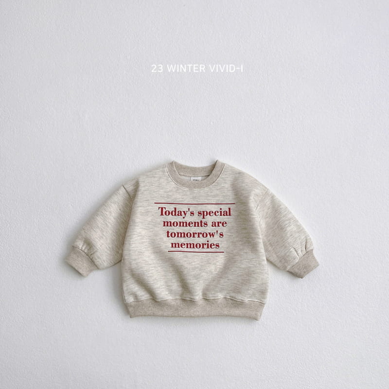 Vivid I - Korean Children Fashion - #childofig - Lettering Sweatshirt - 2