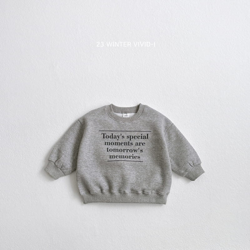 Vivid I - Korean Children Fashion - #childofig - Lettering Sweatshirt - 3