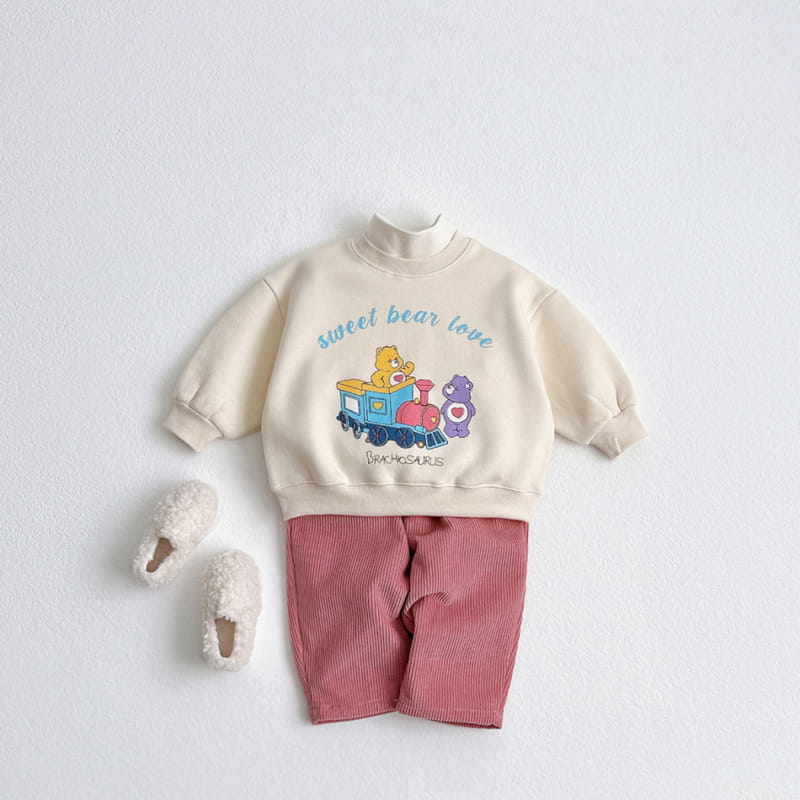 Vivid I - Korean Children Fashion - #childofig - Train Bear Sweatshirt - 8