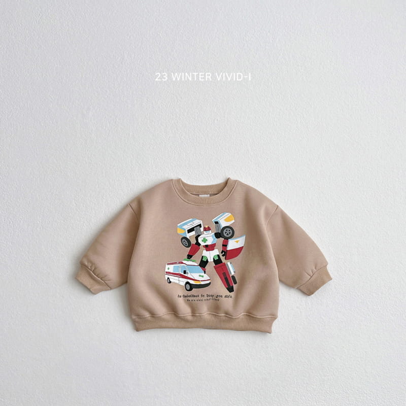 Vivid I - Korean Children Fashion - #childofig - Change Robbot Sweatshirt - 3