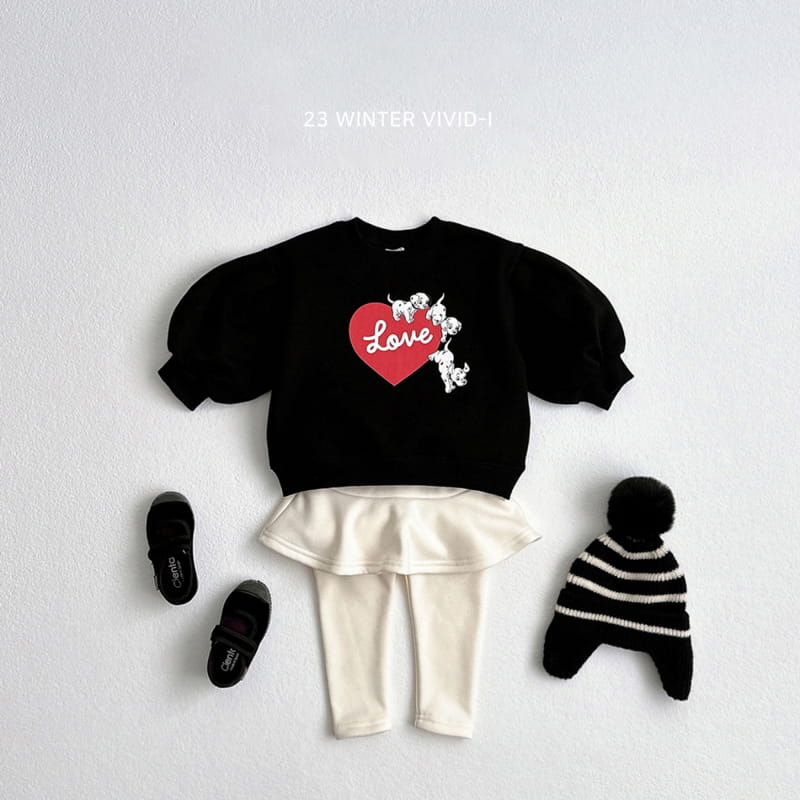 Vivid I - Korean Children Fashion - #childofig - Heart Puppy Puff Sweatshirt - 12