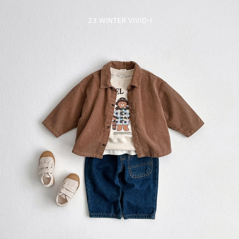 Vivid I - Korean Children Fashion - #childofig - Winter Rib Shirt - 7