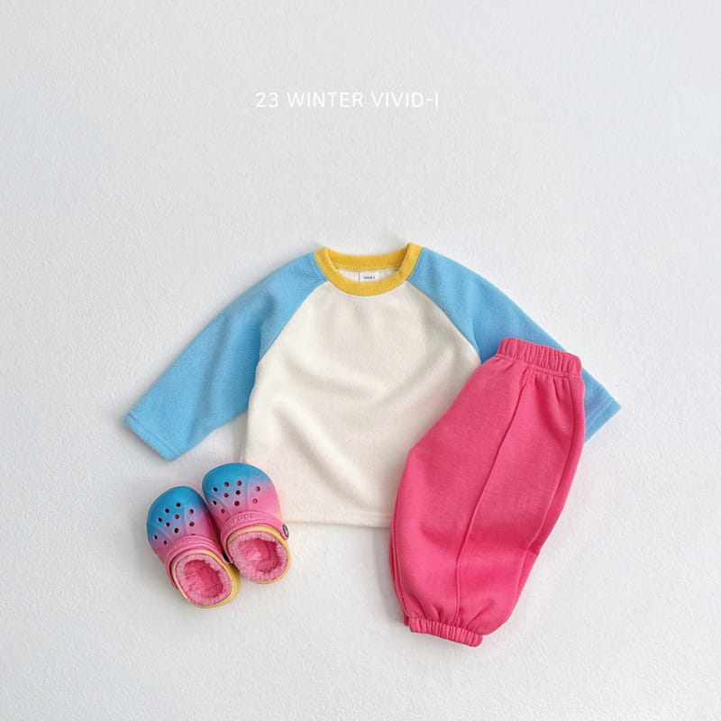 Vivid I - Korean Children Fashion - #childofig - Fleece Raglan Tee - 7