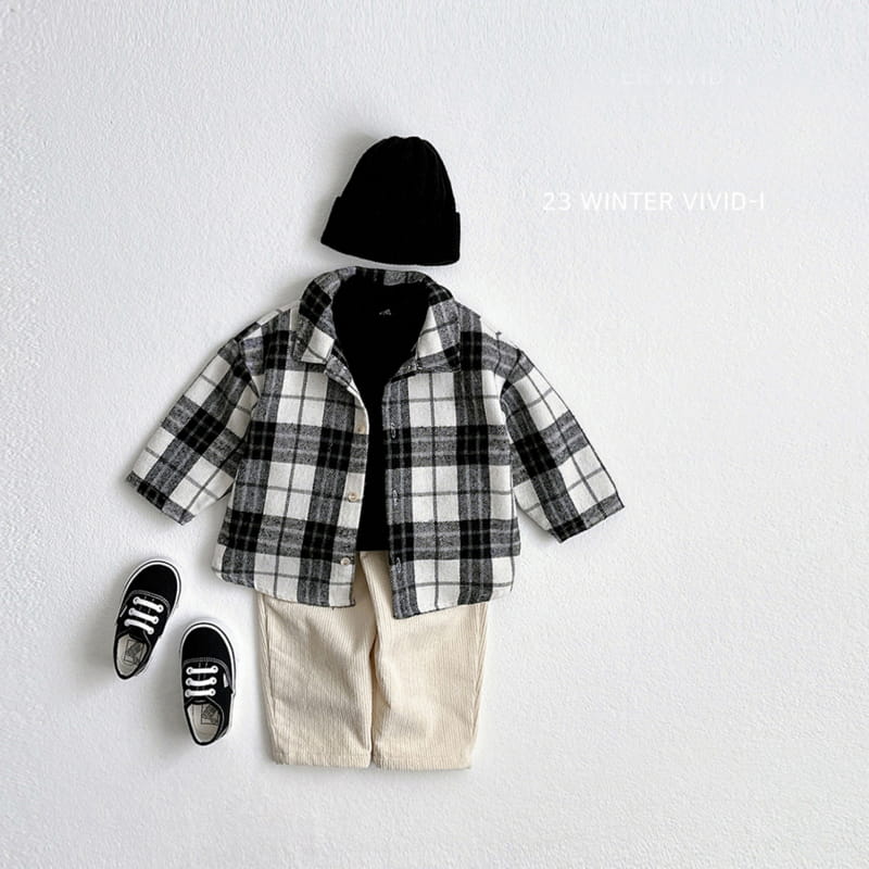 Vivid I - Korean Children Fashion - #childofig - Winter Check Shirt - 5