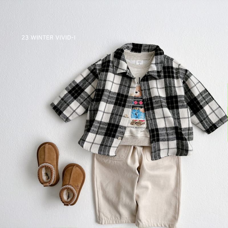 Vivid I - Korean Children Fashion - #childofig - Winter Check Shirt - 6