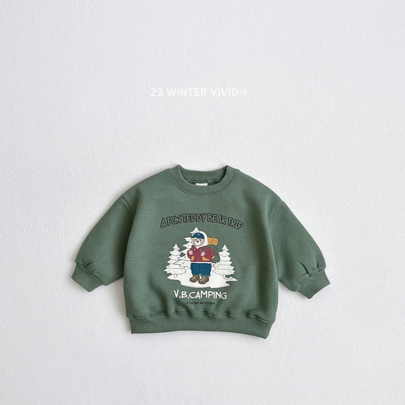 Vivid I - Korean Children Fashion - #childrensboutique - Bear Traking Sweatshirt - 3