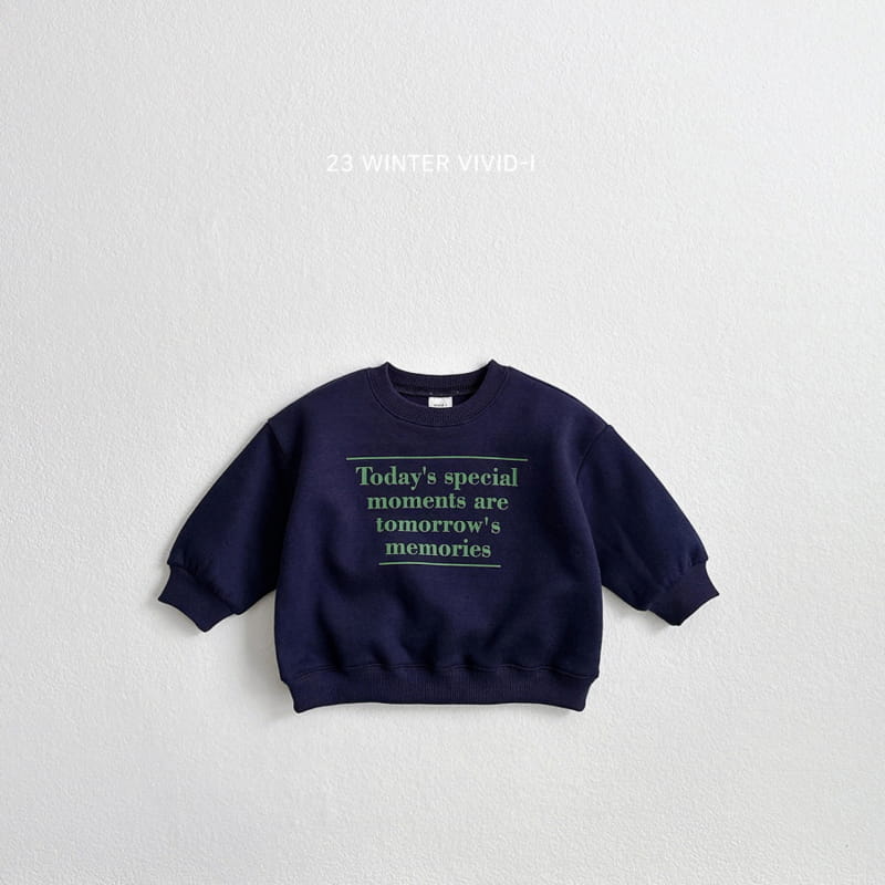 Vivid I - Korean Children Fashion - #childofig - Lettering Sweatshirt - 4