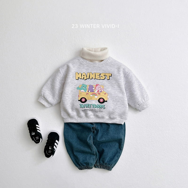 Vivid I - Korean Children Fashion - #childrensboutique - Bus Bear Sweatshirt - 12