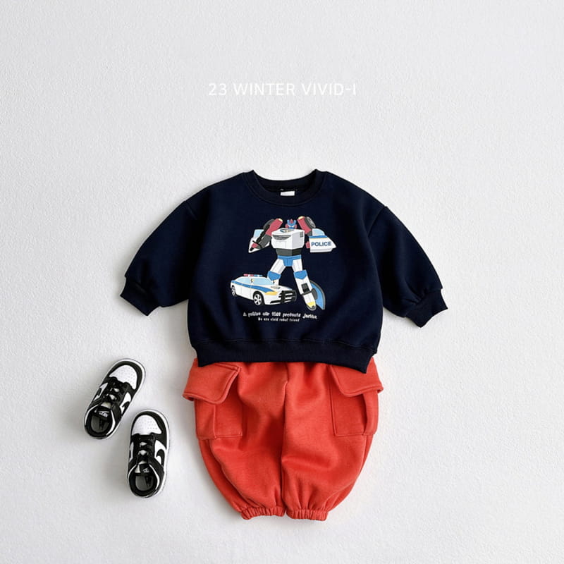 Vivid I - Korean Children Fashion - #childofig - Change Robbot Sweatshirt - 4