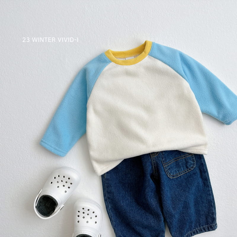 Vivid I - Korean Children Fashion - #childrensboutique - Fleece Raglan Tee - 8