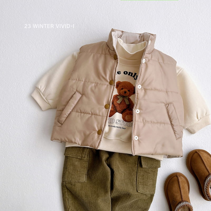 Vivid I - Korean Children Fashion - #designkidswear - Doll Bear Sweatshirt - 6